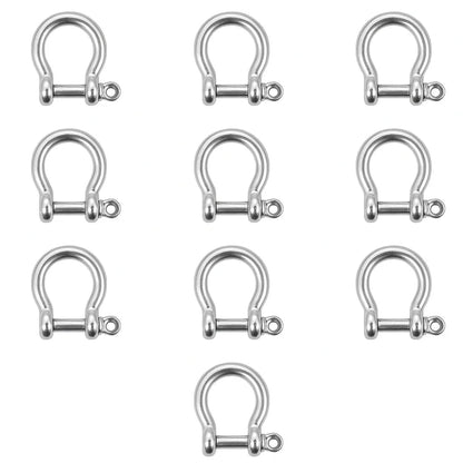 Anchor Shackle Omega (Ω) Galvanised 12mm Pack of 10 | 4Boats