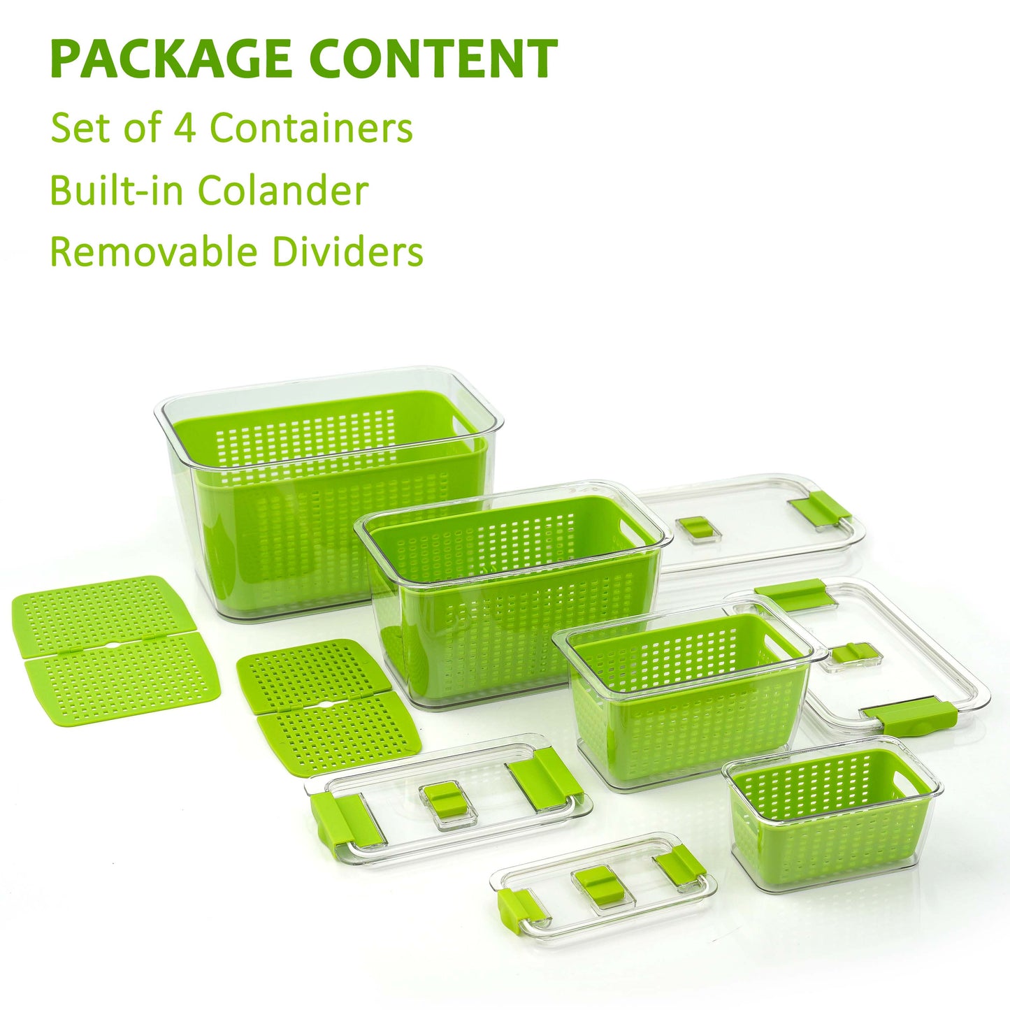 Fruit Vegetable Fridge Organiser Storage Box