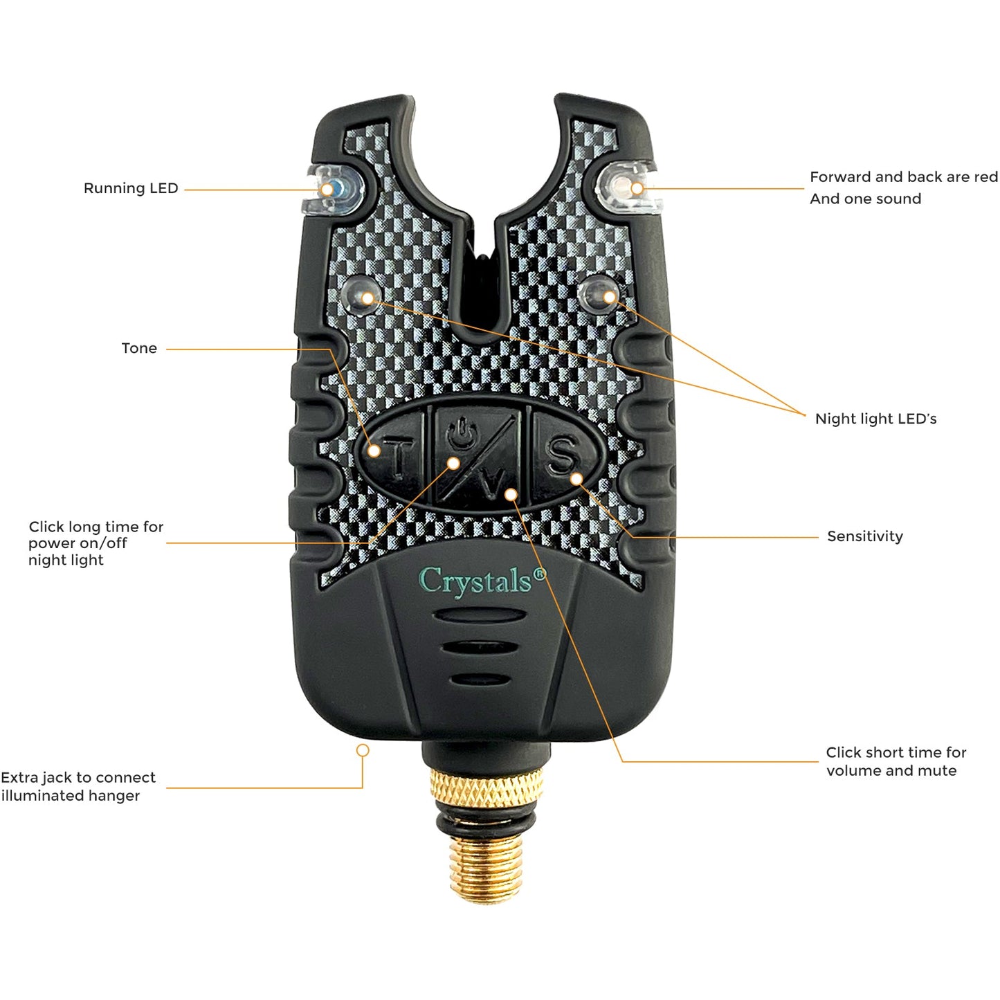 Carp And Pike Fishing Bite Alarm