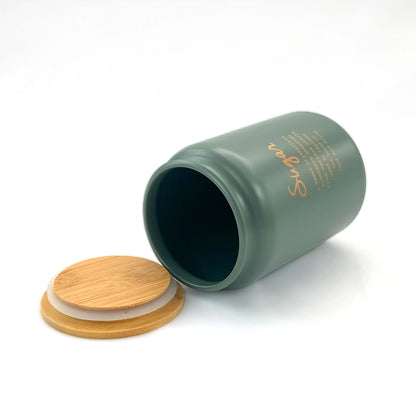 4PCs Metal Bread Bin Storage Box - Green