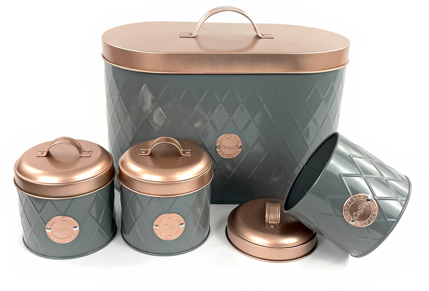 Classic Kitchen Sealed Handle Lid Bread Bin