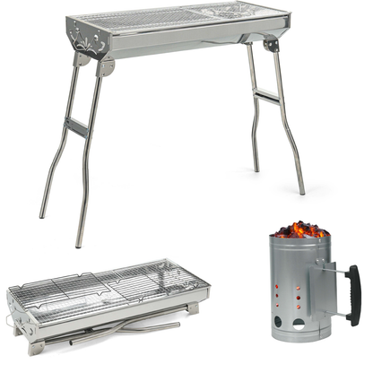 Folding Charcoal Barbecue Grill