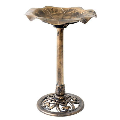 Bird Bath Feeding Table - Bronze
