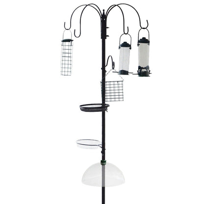 Bird Feeding Station With Water Bath