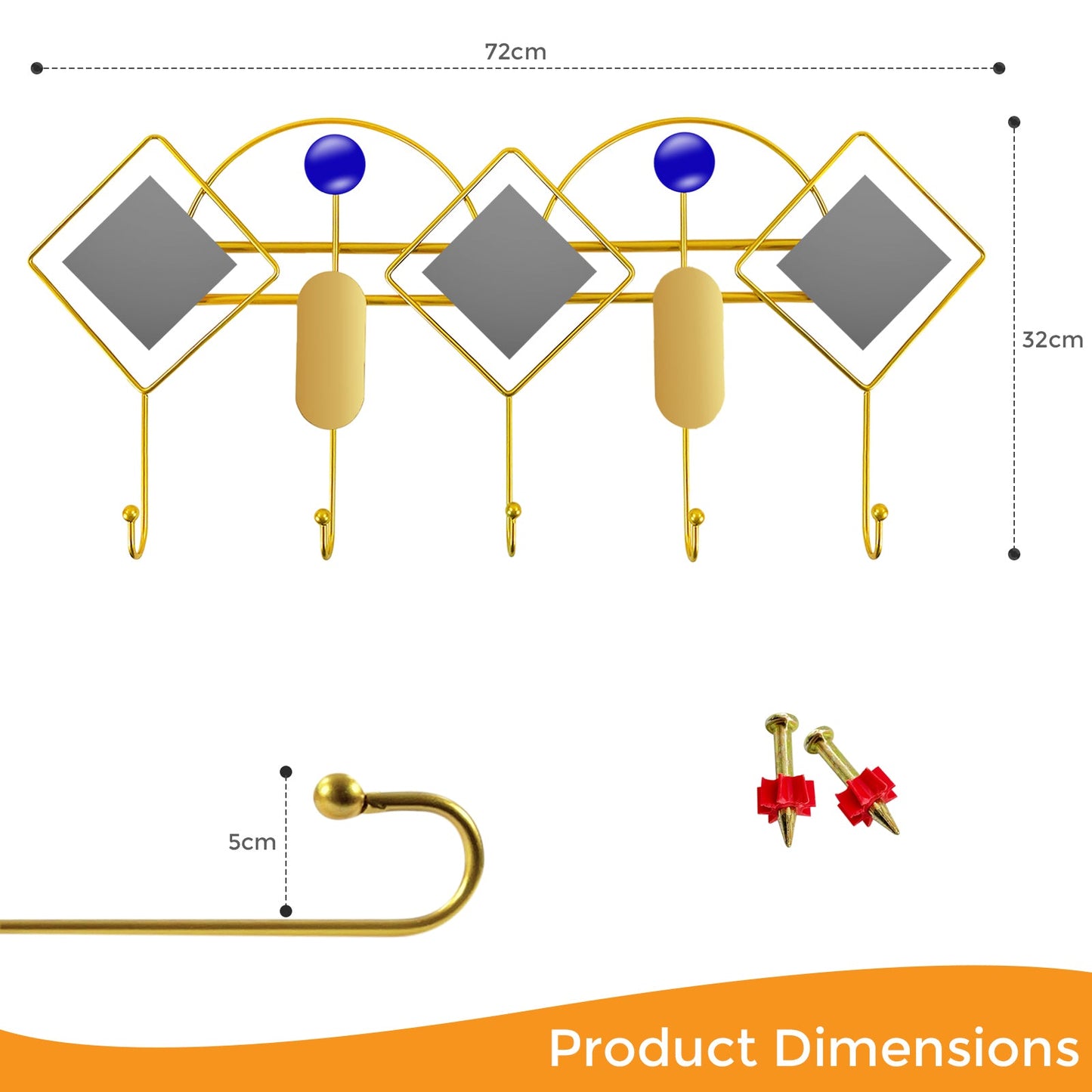 Coat Hooks Wall Mounted