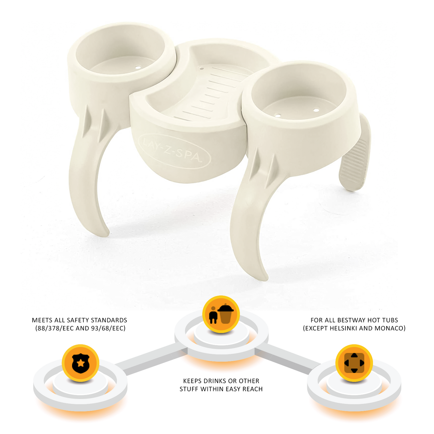 Lay-Z-Spa Drink Holder and Snack Tray