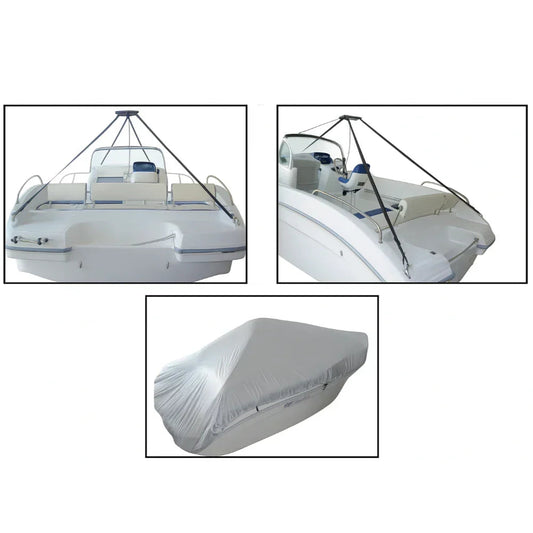 Deluxe Boat Cover & Support System 427–488cm x 229cm | 4Boats