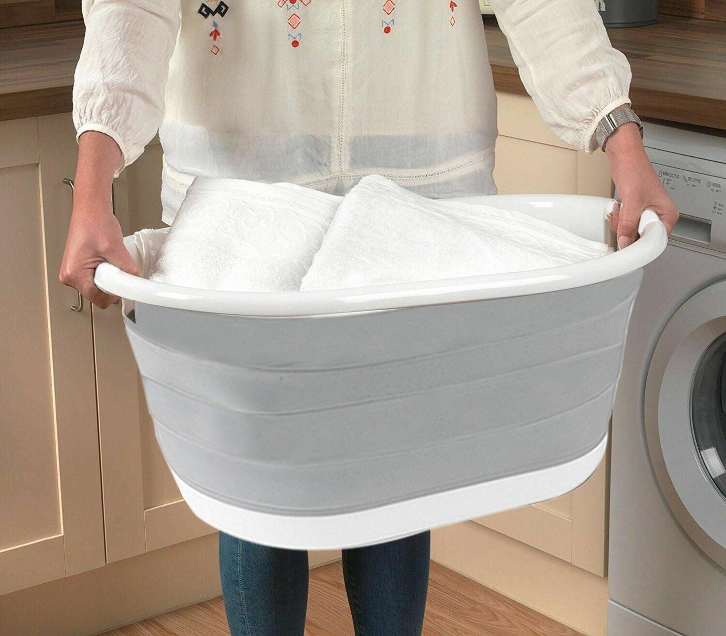 Collapsible Laundry Basket Storage Bin