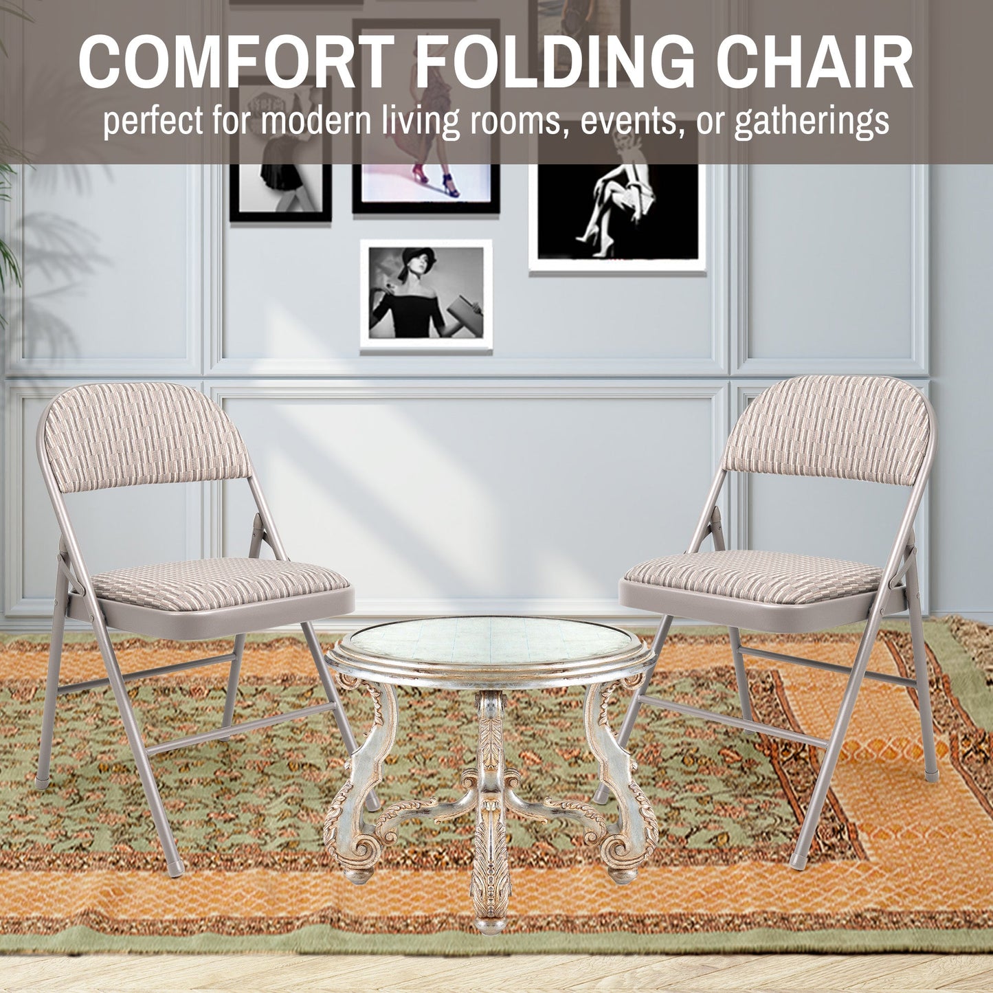 Folding Deluxe Office Back Rest Chair