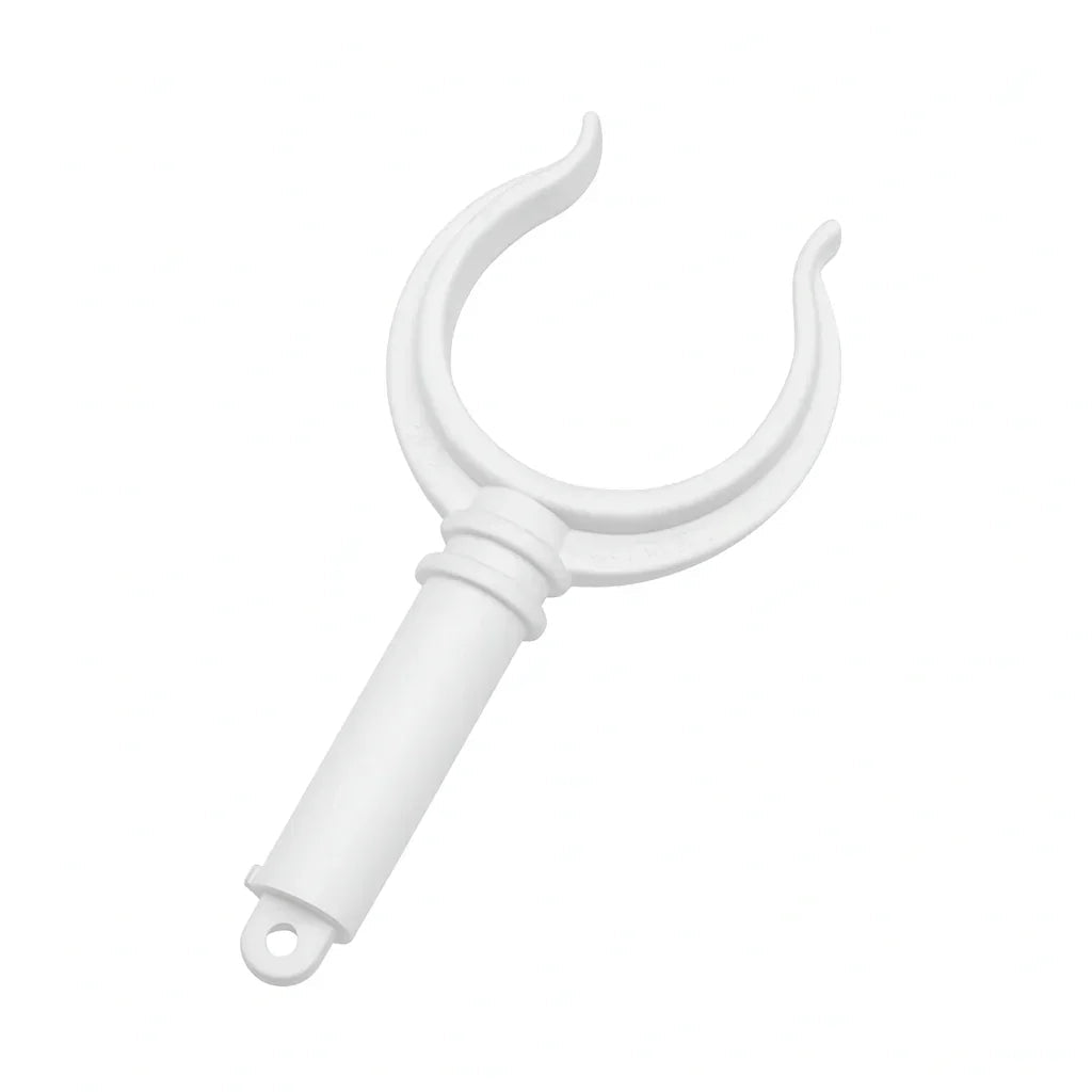 Pair White Polyamide Oarlocks Ø57mm — Durable Rowlocks | 4Boats