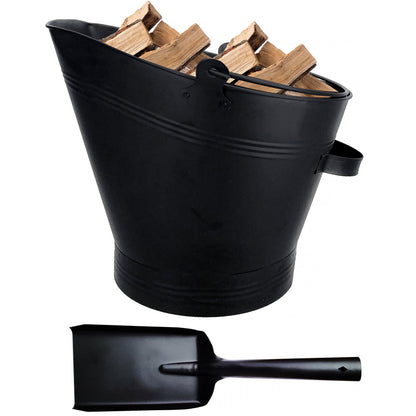 Black Fire Coal Bucket & Shovel