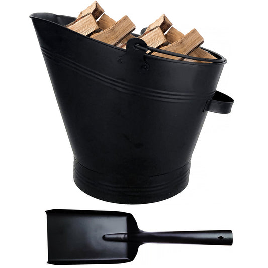 Black Fire Coal Bucket & Shovel