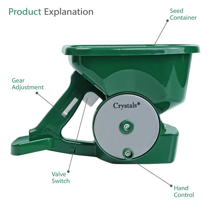 3L Hand Held Lawn Seed & Fertiliser Spreader