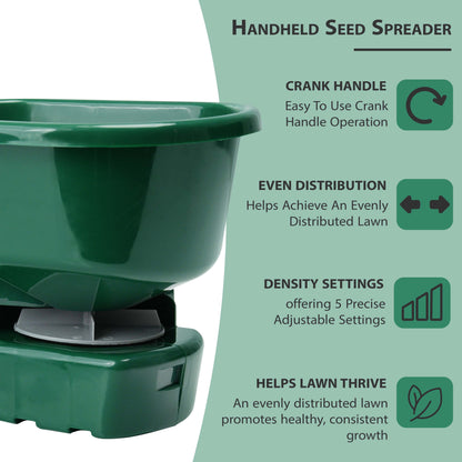 3L Hand Held Lawn Seed & Fertiliser Spreader
