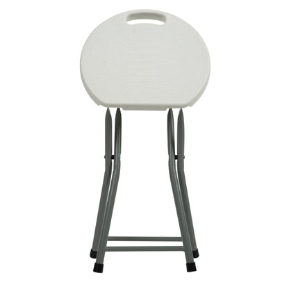 Folding Plastic Metal Frame Camping Stool