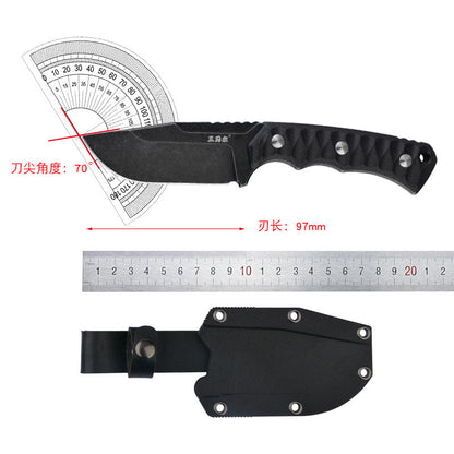 Outdoor Straight Knife Tactical Camping Hunting Knife-5