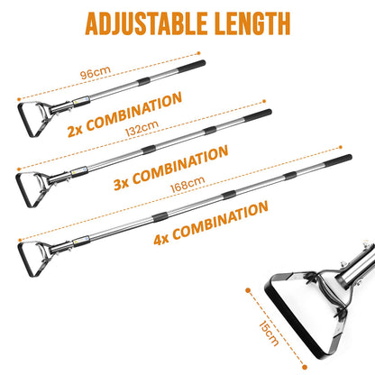 Long Handled Flexible Oscillating Hoe