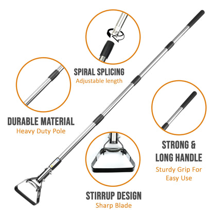 Long Handled Flexible Oscillating Hoe