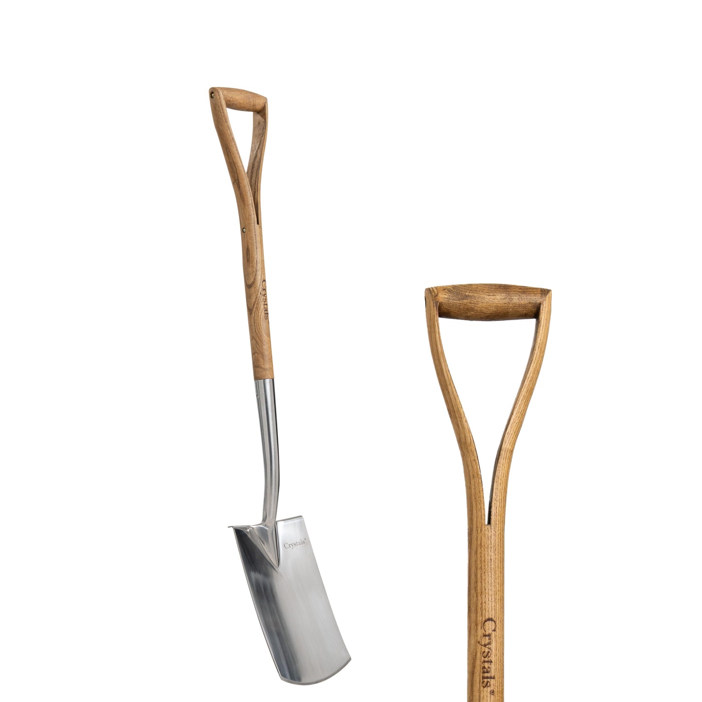97cm/102cm Stainless Steel Spade with Wooden Handle