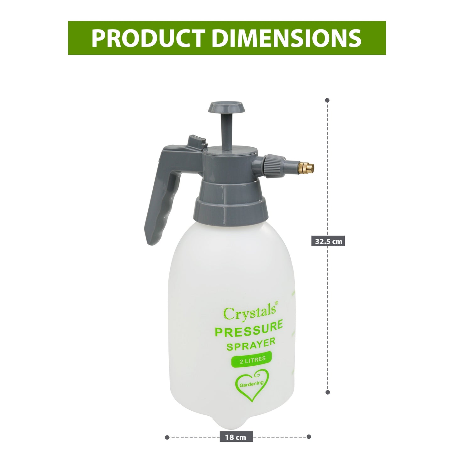 2 or 3 L Garden Hand Pump Pressure Sprayer