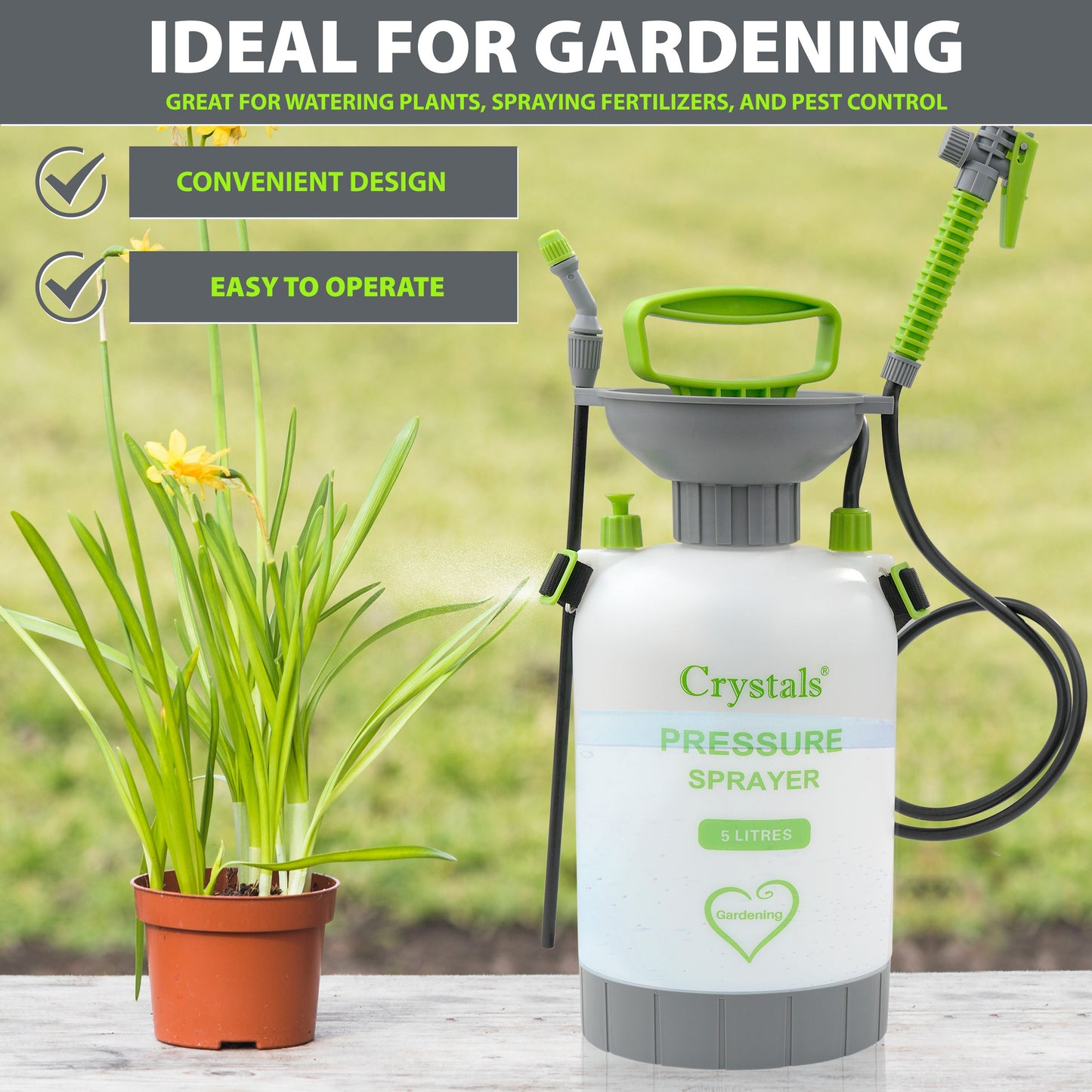 5L Hand Pump Pressure Sprayer