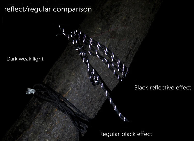 Reflective Paracord Rope Military 7 Strand 4mm 550 Tactical Parachute Cord Camping Tent Lanyard DIY Bracelet Weaving Rope