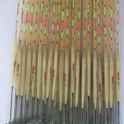 5Pcs/lot Fishing Floats Wood Balsa Flotteur Peche Shallow Water Ice Floating  Bobbers Wooden Float Fishing Accessories Tackle