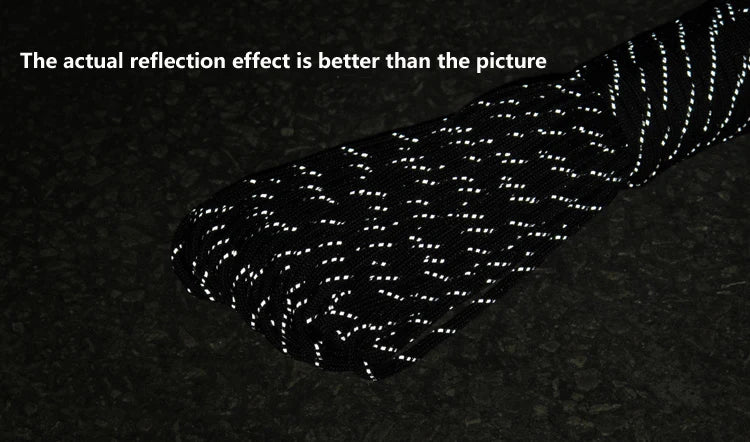 Reflective Paracord Rope Military 7 Strand 4mm 550 Tactical Parachute Cord Camping Tent Lanyard DIY Bracelet Weaving Rope
