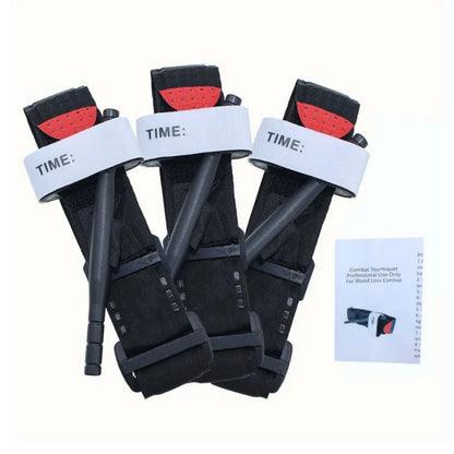 First Aid Kit Tourniquet Survival Tactical Combat Application Red Tip Medical Emergency Belt For Outdoor Exploration