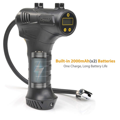 Cordless Electric Car Tyre Inflator Air Compressor Pump