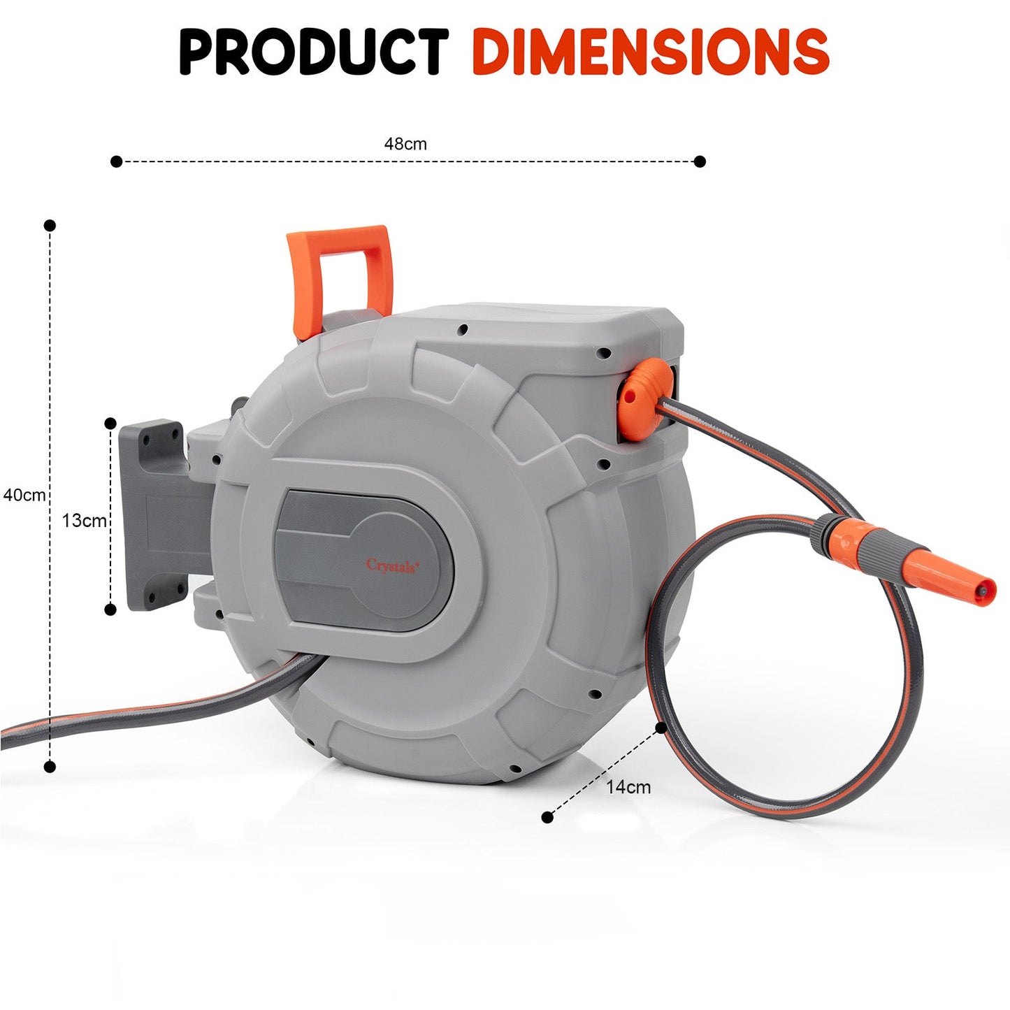 15m Wall Mounted Hose Reel