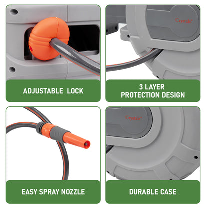 25/30m Garden Patio Hose Reel