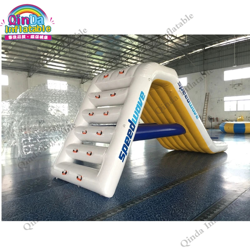 Funny Water Sport Inflatable Floating Water Pool Slide,adults Inflatable Climbing Water Slide For Aqua Park Game