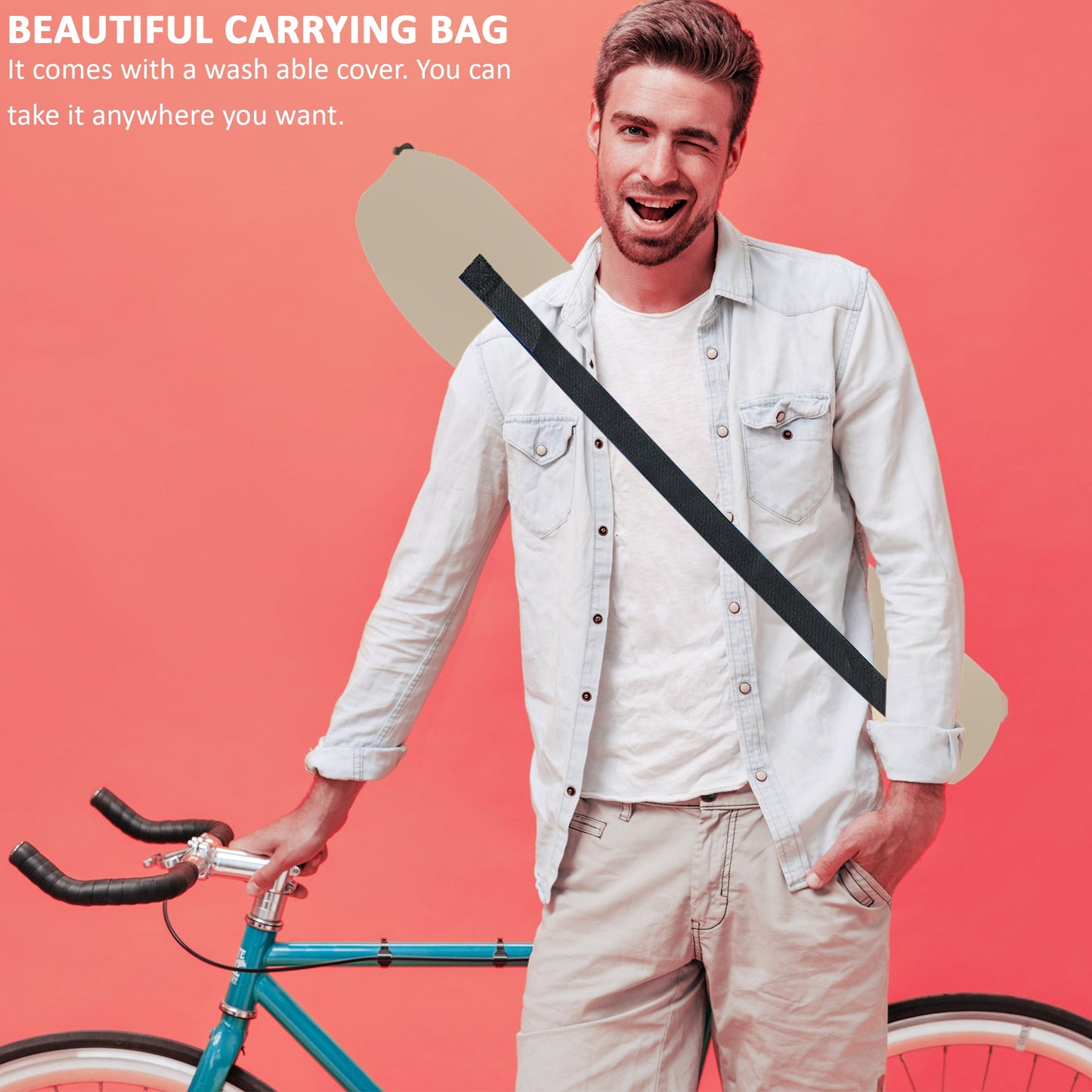 Folding Metal Butterfly Chair Portable