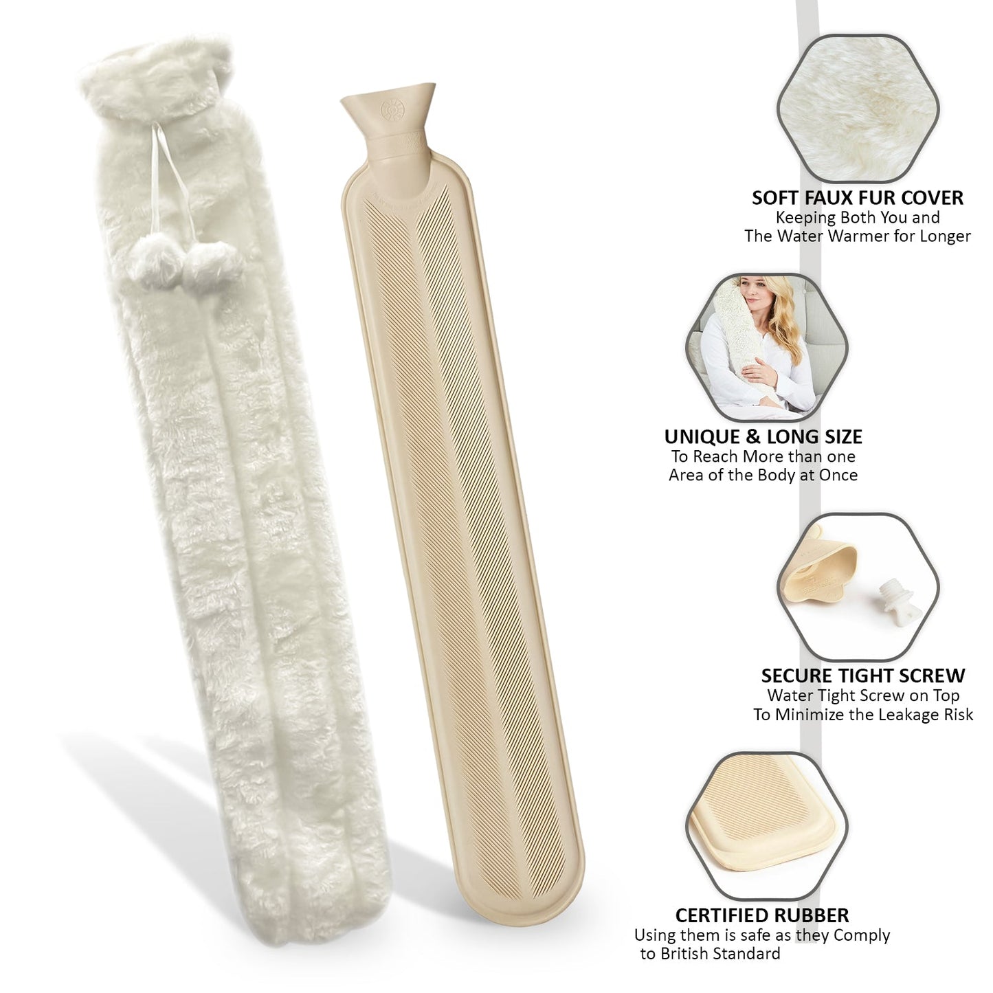 Extra Long Full Body Hot Water Bottle