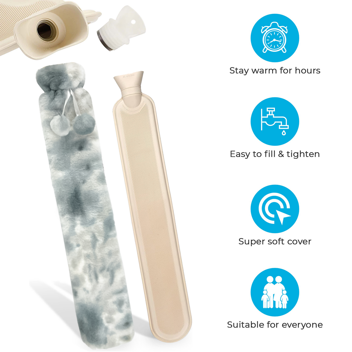 Extra Long Full Body Hot Water Bottle