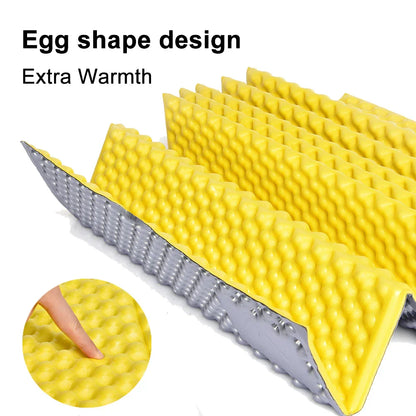 Waterproof Portable Camping Mat Foam Sleeping Pad Yellow-2