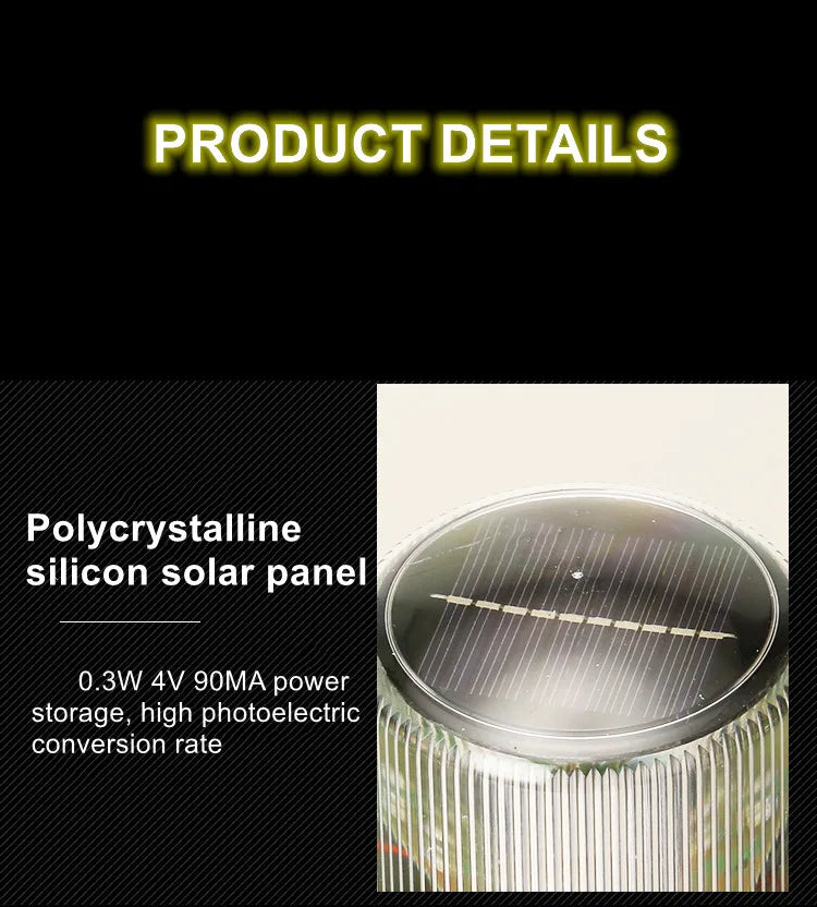 Solar Powered Marine LED Beacon Light Light Controlled Navigation Signal Sailing Warning Light With Portable Detachable bracket