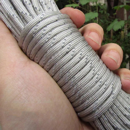 Reflective Paracord Rope Military 7 Strand 4mm 550 Tactical Parachute Cord Camping Tent Lanyard DIY Bracelet Weaving Rope