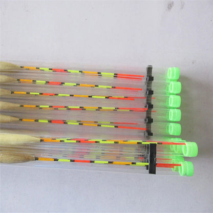 5Pcs/lot Fishing Floats Wood Balsa Flotteur Peche Shallow Water Ice Floating  Bobbers Wooden Float Fishing Accessories Tackle