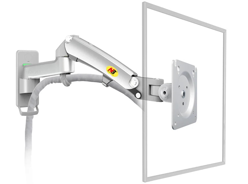 North Bayou NB F150 Gas Spring 17-35 inch LED TV Wall Mount Monitor Holder Ergonomic Mount Arm Max. VESA 100*100mm Load 3-12kgs