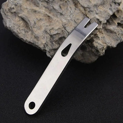 Gear Mini Crank Crowbar Pocket Pry Bar Keychain Multi Tool Survival Scraper EDC Multi Function Tools Stainless Steel Camping Kit