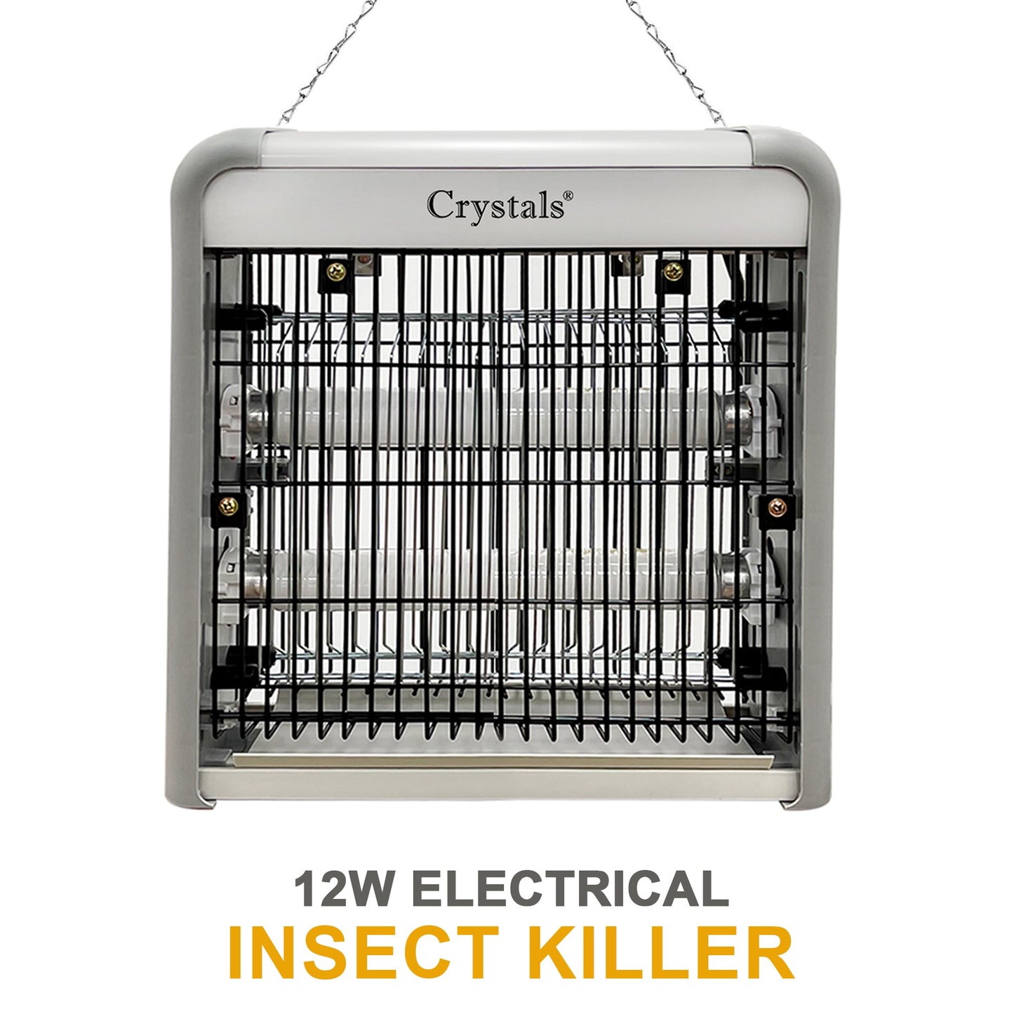 12W Electrical Insect Killer Silver