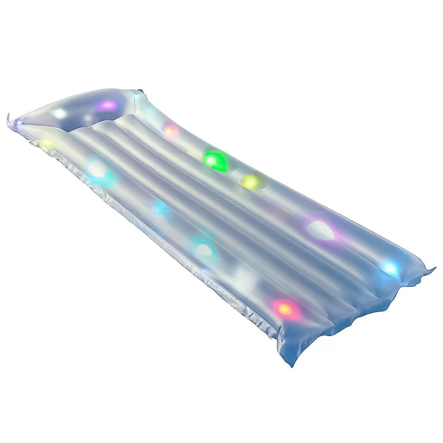 Inflatable LED Lighted Float Swimming Pool Lounger – ESCOPLAN