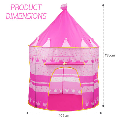 Kids Wizard & Princess Castle Tent