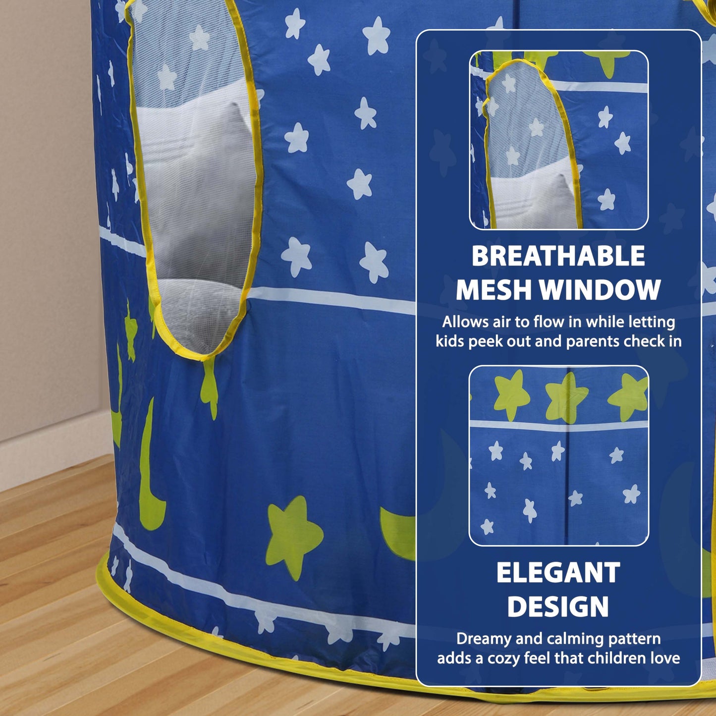 Kids Wizard & Princess Castle Tent