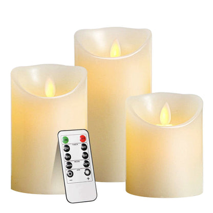 Flame-less LED Candles with Remote