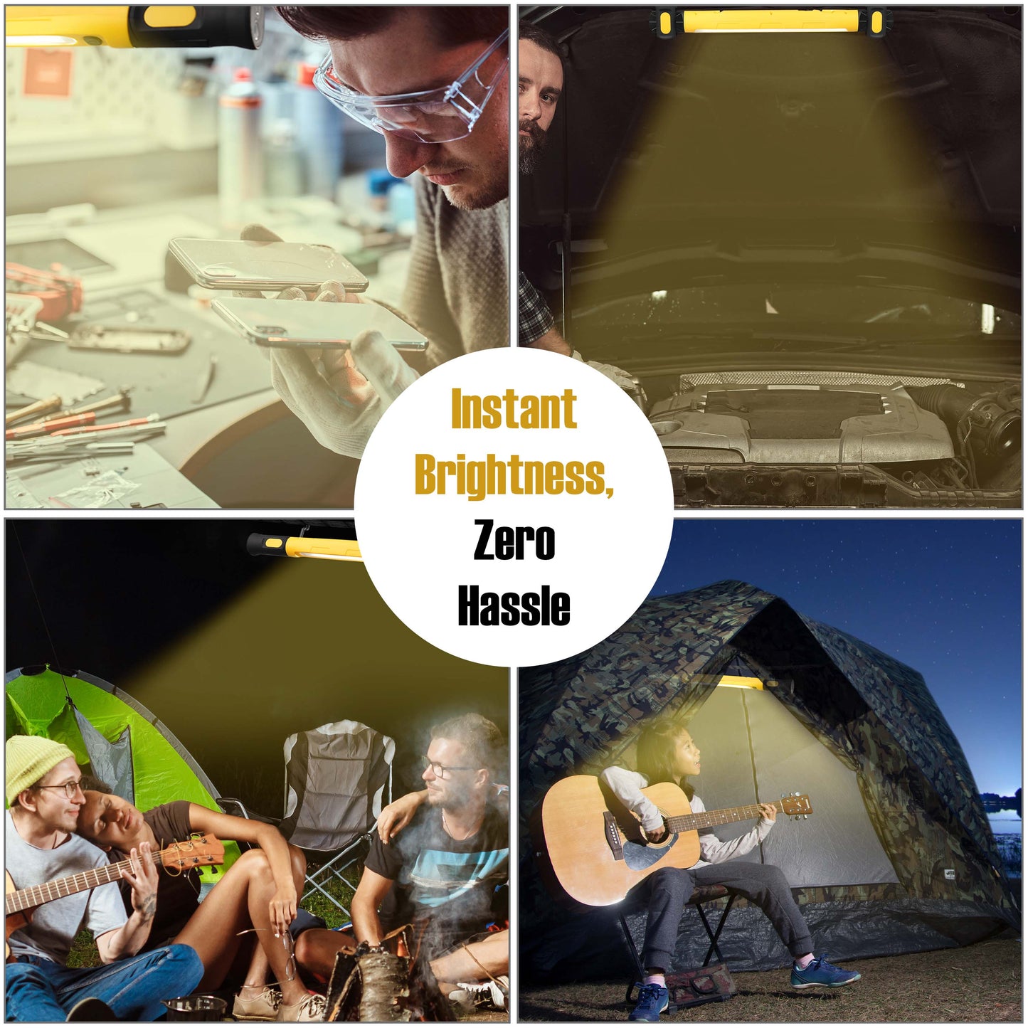 Rechargeable LED Work Light with Magnet