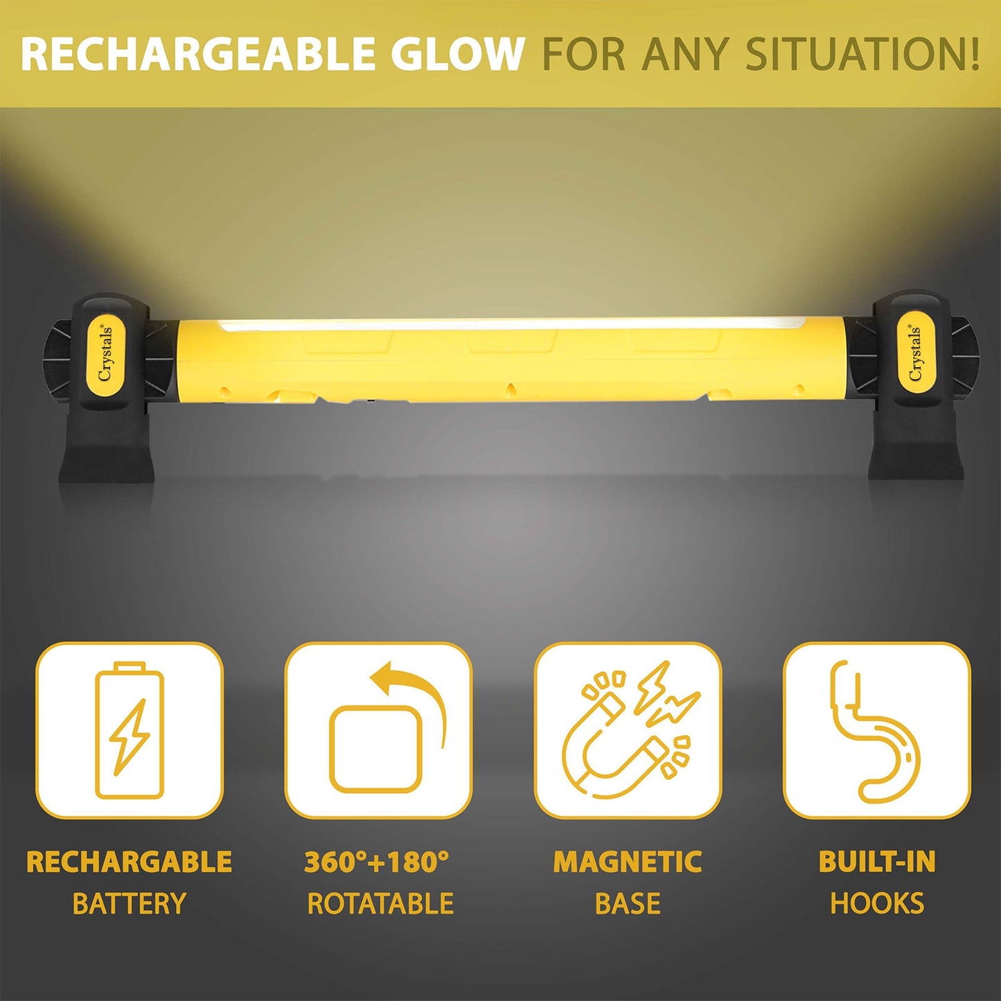 Rechargeable LED Work Light with Magnet