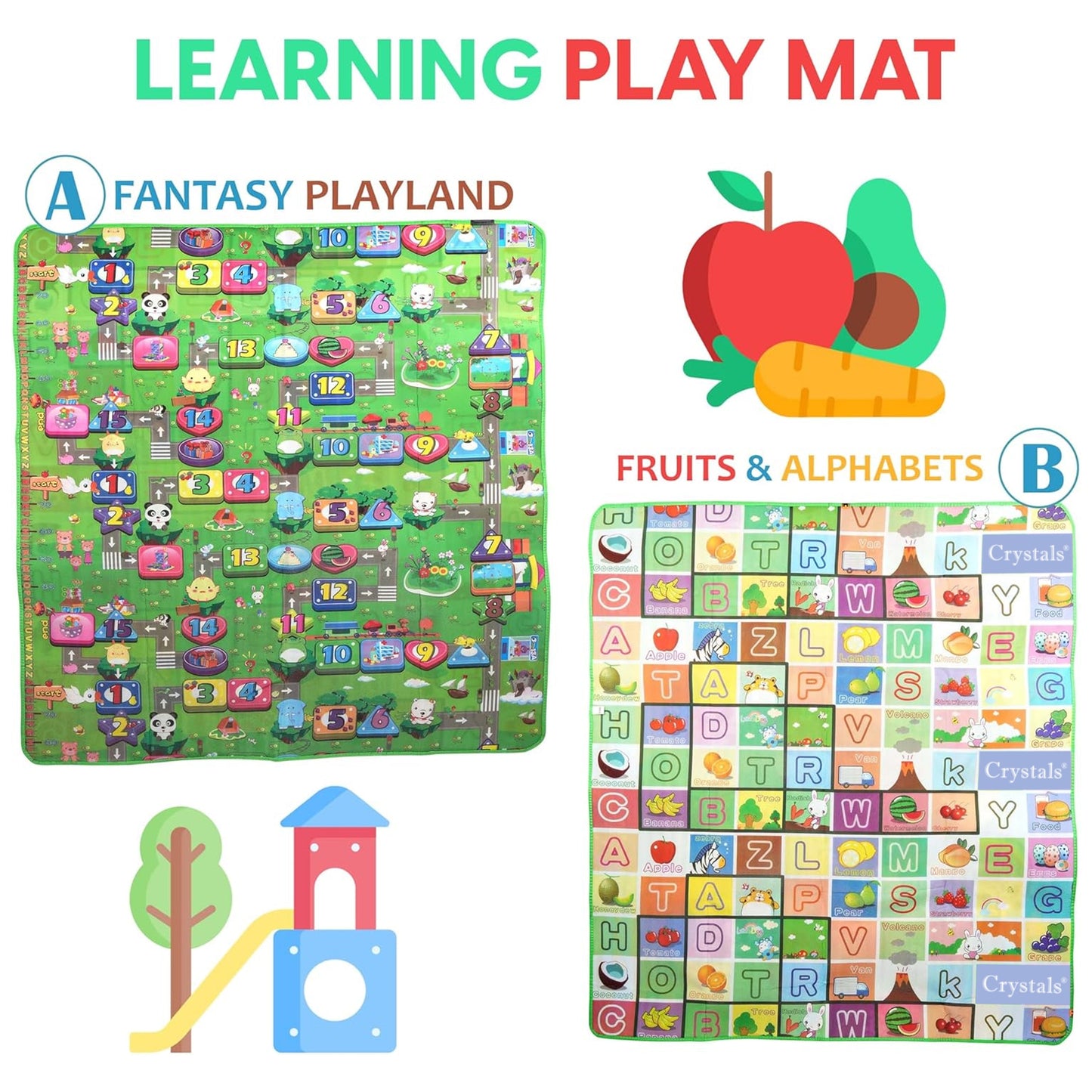 Kids Soft Foam Educational Game Play Mat